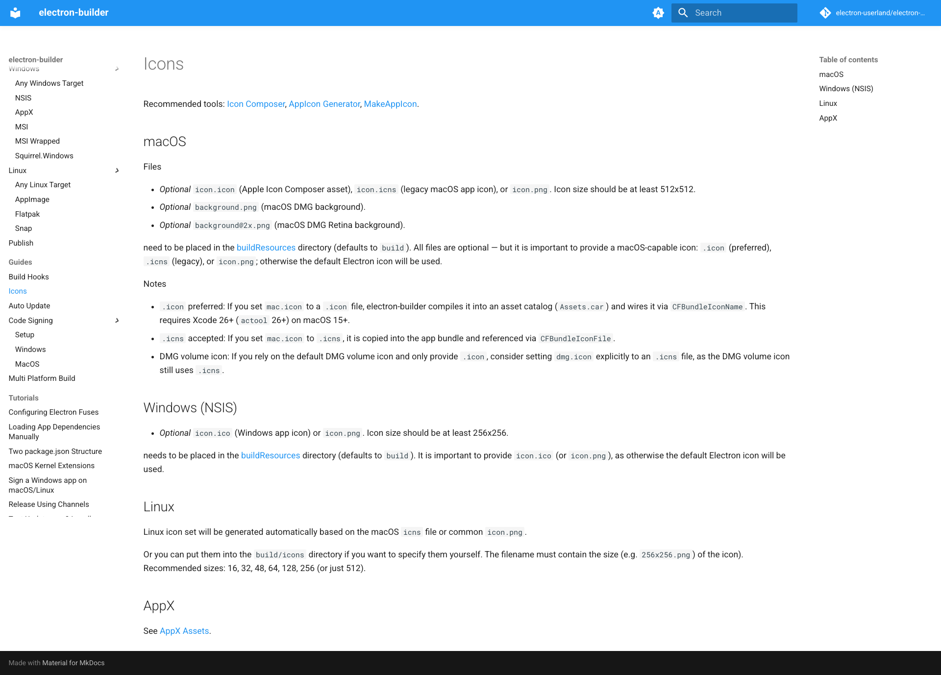 Electron Builder 适配 Liquid Glass Icons for macOS 26 首页截图